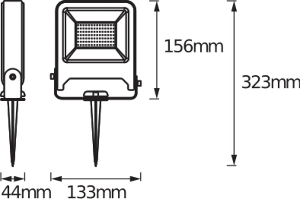 LEDVANCE GMBH ENDURA Garden Flood Spike 20W 3000K Pic_3