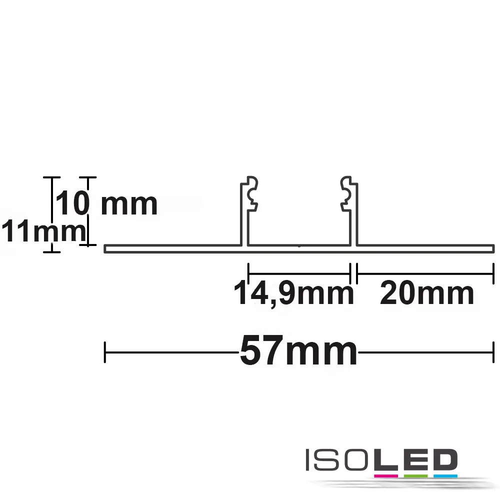 ISOLED LED Fliesen T-Profil Pic_2