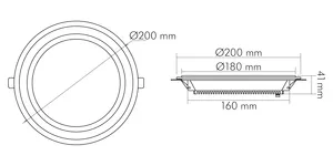 Nobile Licht LED Glas Panel 200 R 350mA Pic_5