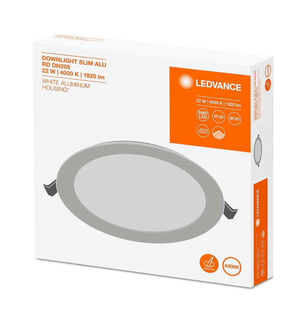 LEDVANCE GMBH DL SLIM ALU DN 205 22 W 4000 K WT Pic_5