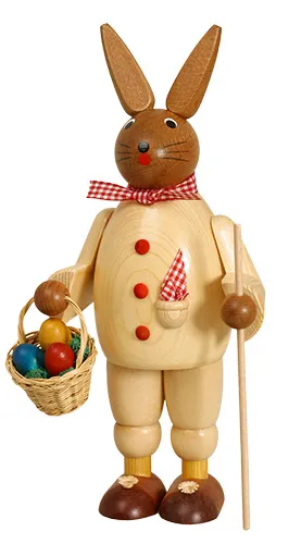 Erzgebirgische Volkskunst Schmidt Hasenmann - Höhe 24 cm Pic_1