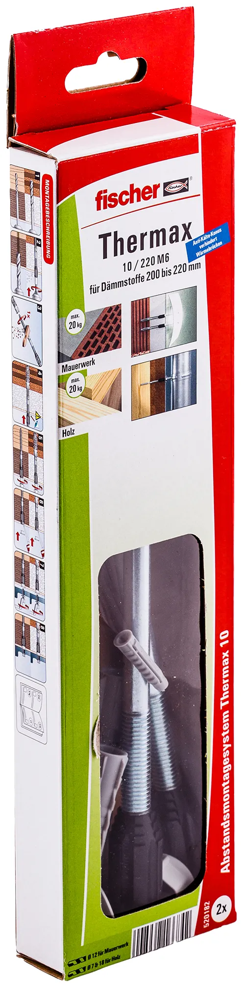 Fischer fischer THERMAX 10/220 M6 (2) ABSTANDSMONTAGES. Pic_2