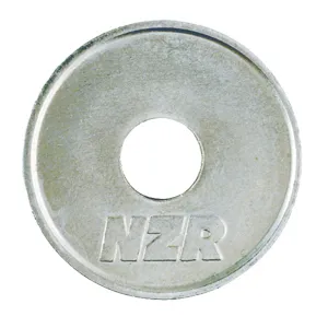 Nzr Wertmarke NZR neusilber, gelocht Pic_1