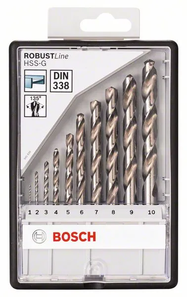 Bosch 10tlg. Robust Line Metallbohrer-Set HSS-G, 135° Pic_5