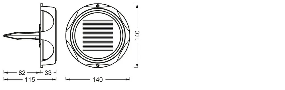 LEDVANCE GMBH Endura Style Utili Round Wall and Ground Dark Gray Pic_3