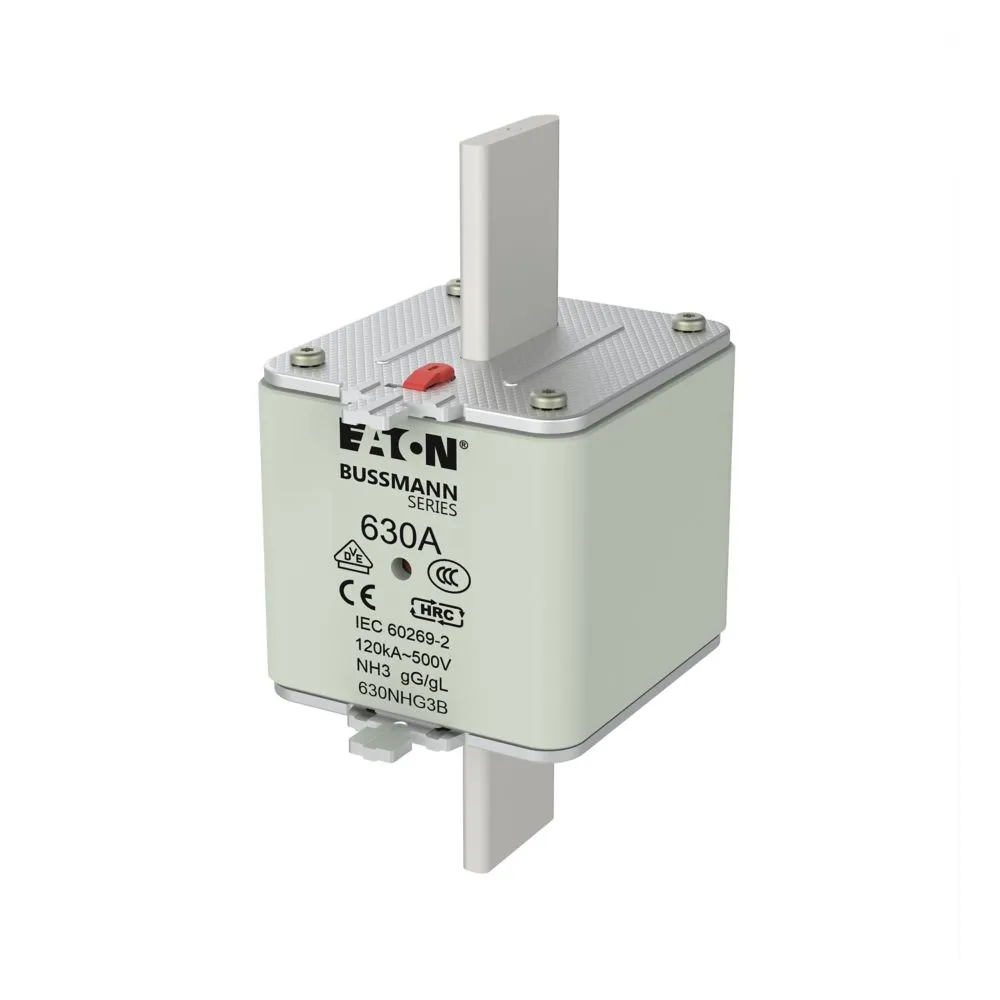 Eaton Electric NH-SICHERUNG 630 A 500 V GG/GL GRÖSSE 3 Pic_1
