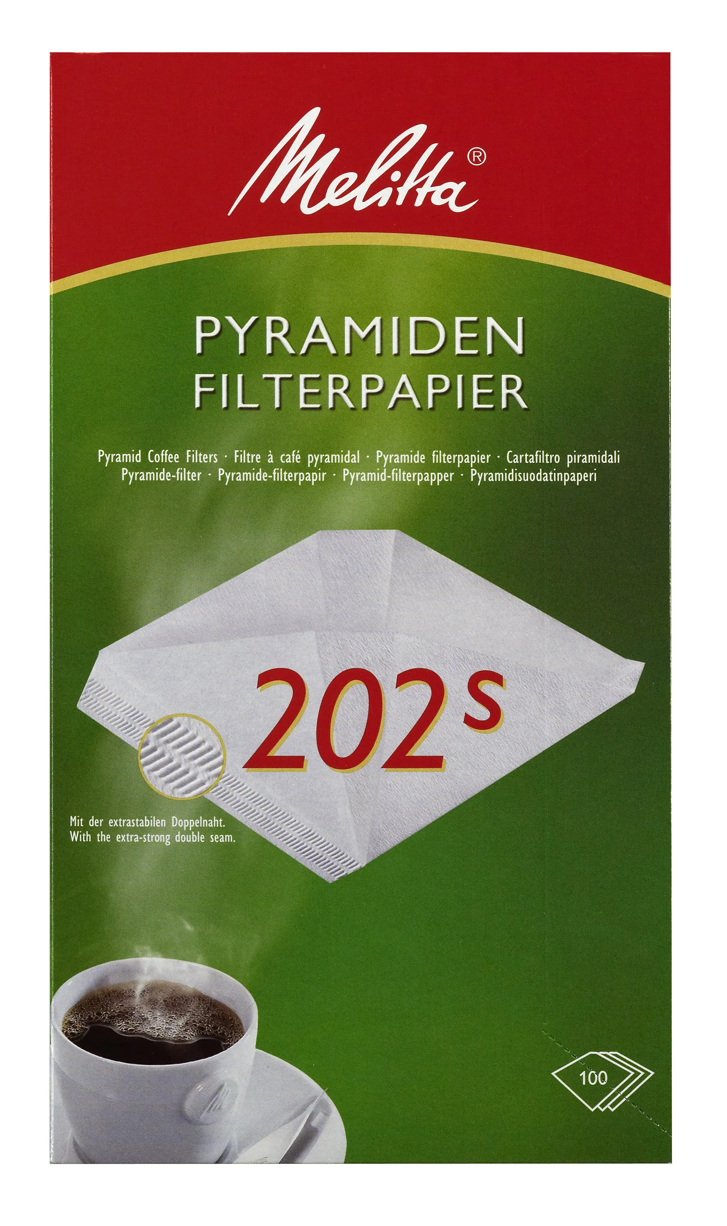 Melitta Pyramiden-Filterpapier 202 S VPE Pic_1