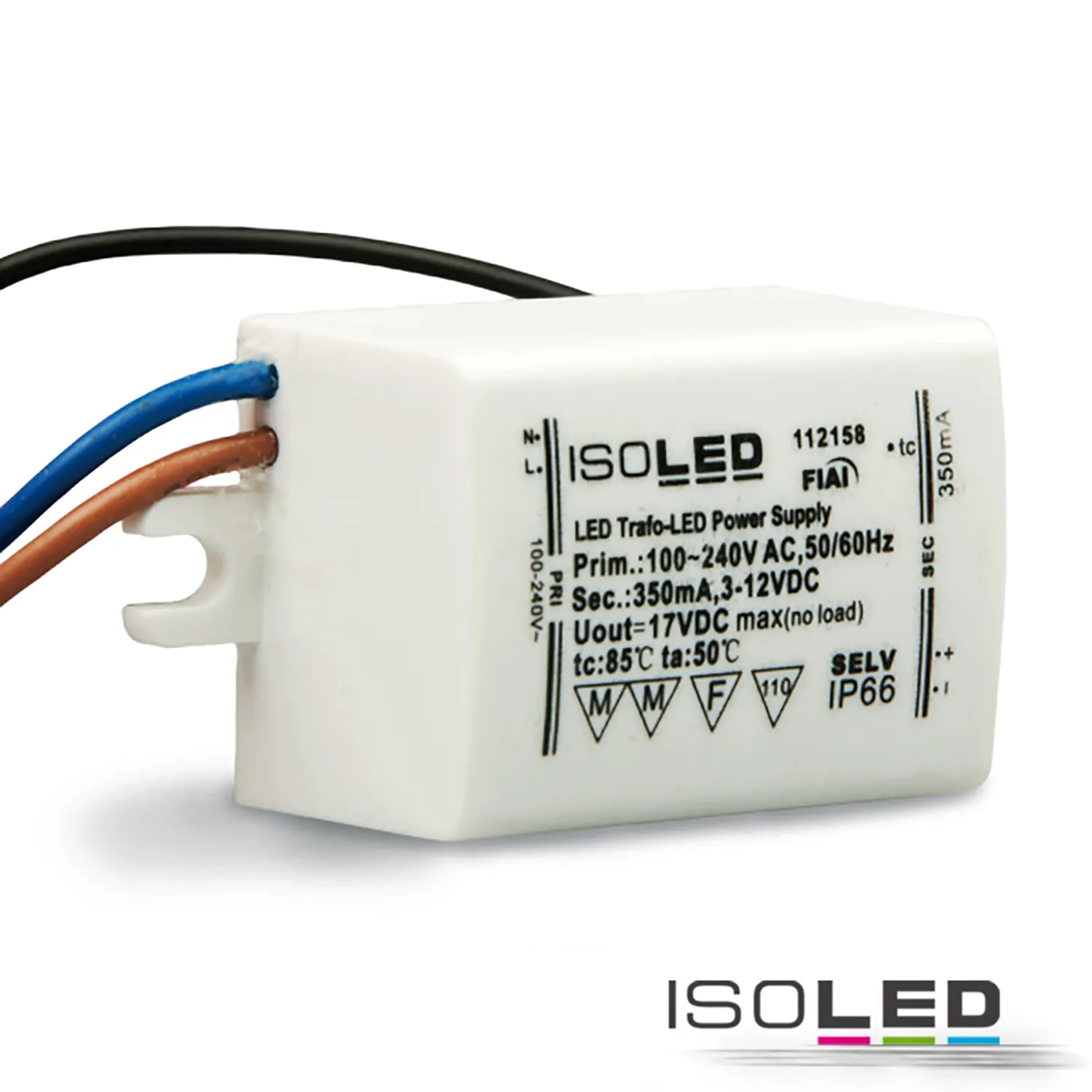 ISOLED LED Konstantstrom-Trafo 350mA, 1-4W Pic_1