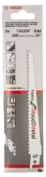 Bosch Säbelsägeblatt S 611 DF Pic_4