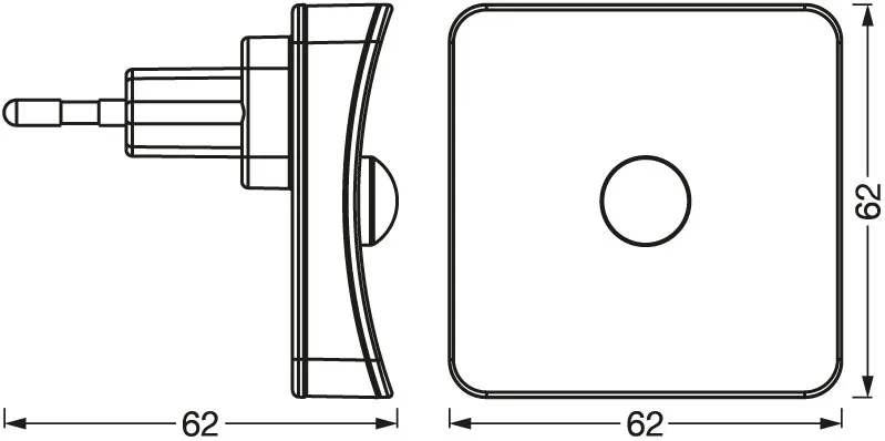 LEDVANCE GMBH Lunetta Square Sensor RGB 0.3W Pic_3