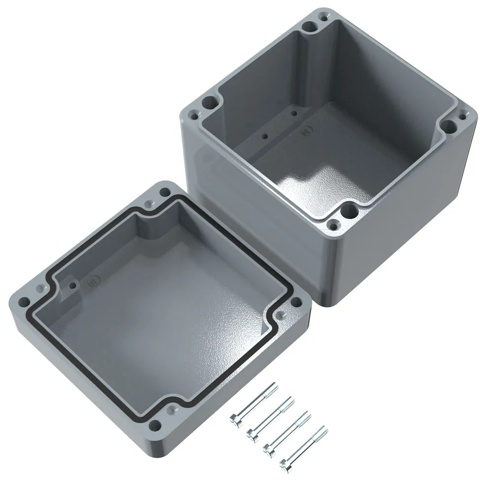 Rose Aluminium Standard Gehäuse 100 x 100 x 81 mm Pic_2