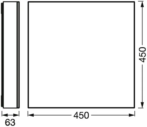 Ledvance SMART+ Wifi Planon Frameless Sparkle 450x450mm TW Pic_3