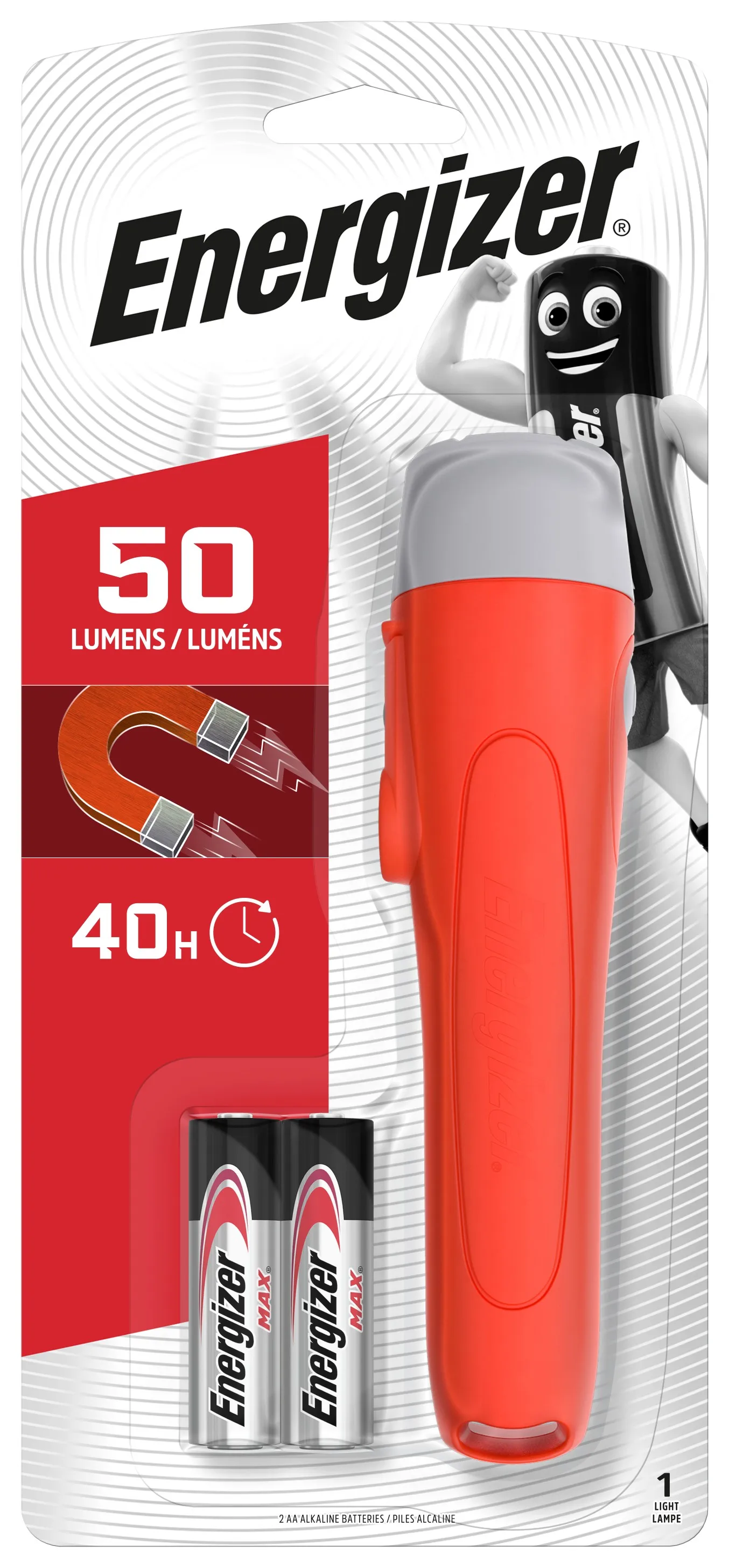 Energizer Taschenlampe Magnet Handheld inkl. 2xAA, 50 Lumen Pic_1