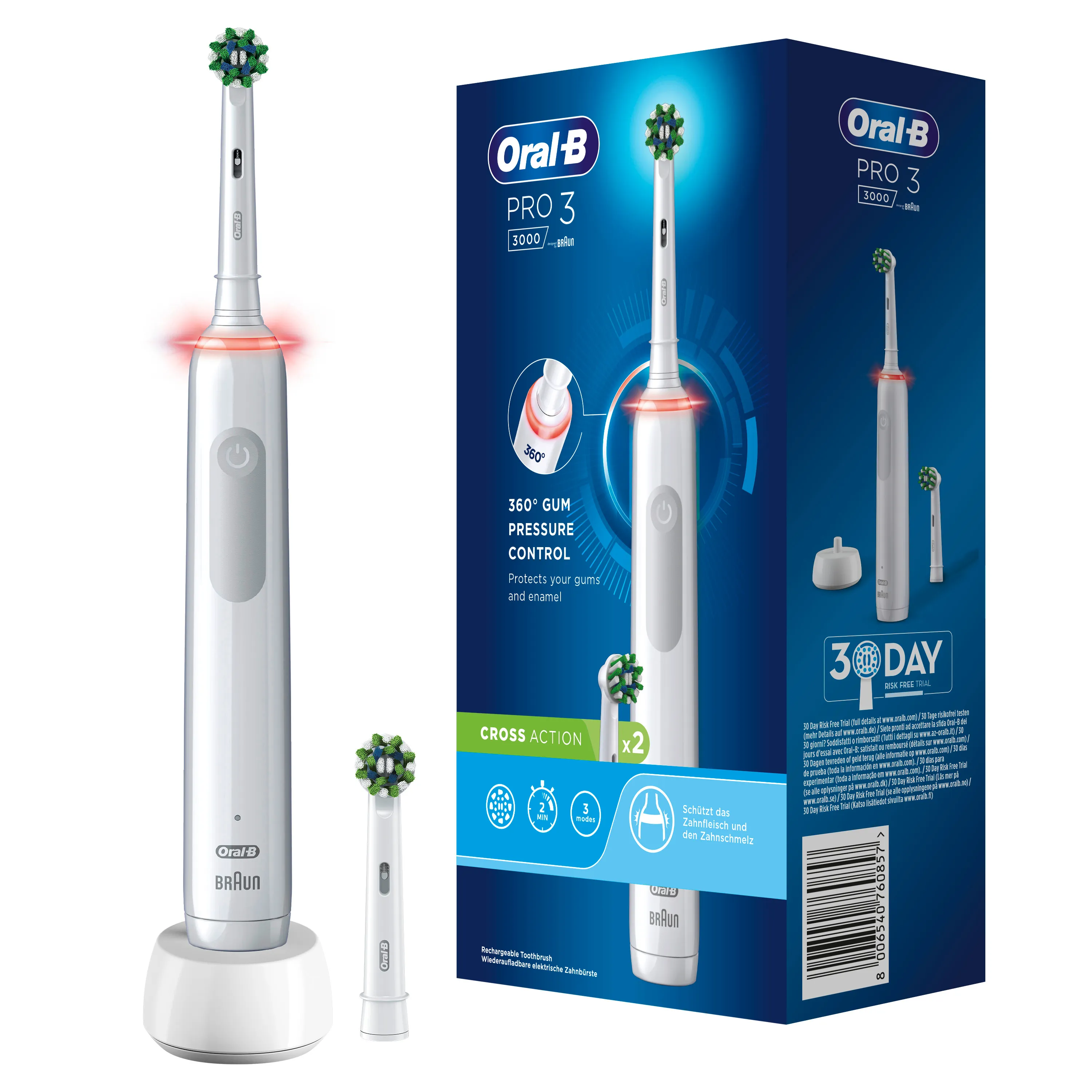 PROCTER & GAMBLE GMBH Pro 3 3000 Cross Action White JAS22 Pic_1
