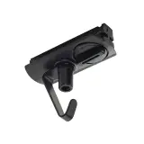 1~ A-Schiene Adapter mit Haken schwarz