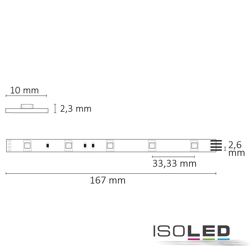 ISOLED LED SIL-RGB-Flexband, 24V, 7,2W, IP20 Pic_1