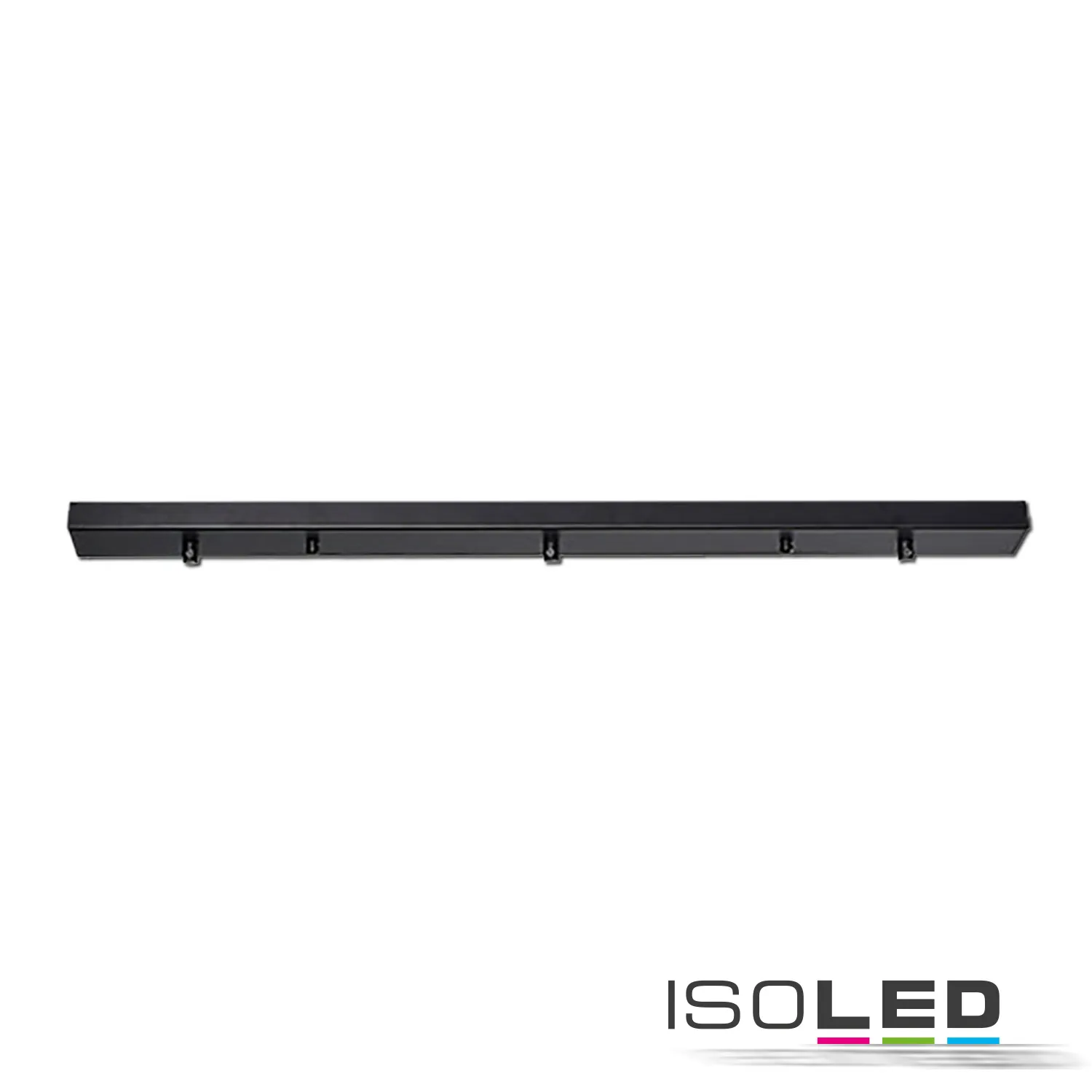 ISOLED Deckenbaldachin länglich, schwarz Pic_1