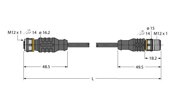 Turck RKC4.4T-P7X2-5-RSC4.4T/TXL Pic_1