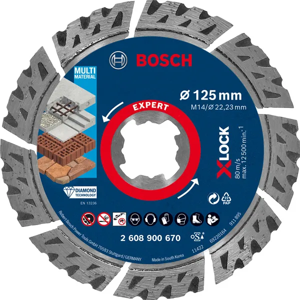 Bosch X-LOCK DIA TS Multi 125x22,23x2,4x1 Pic_2