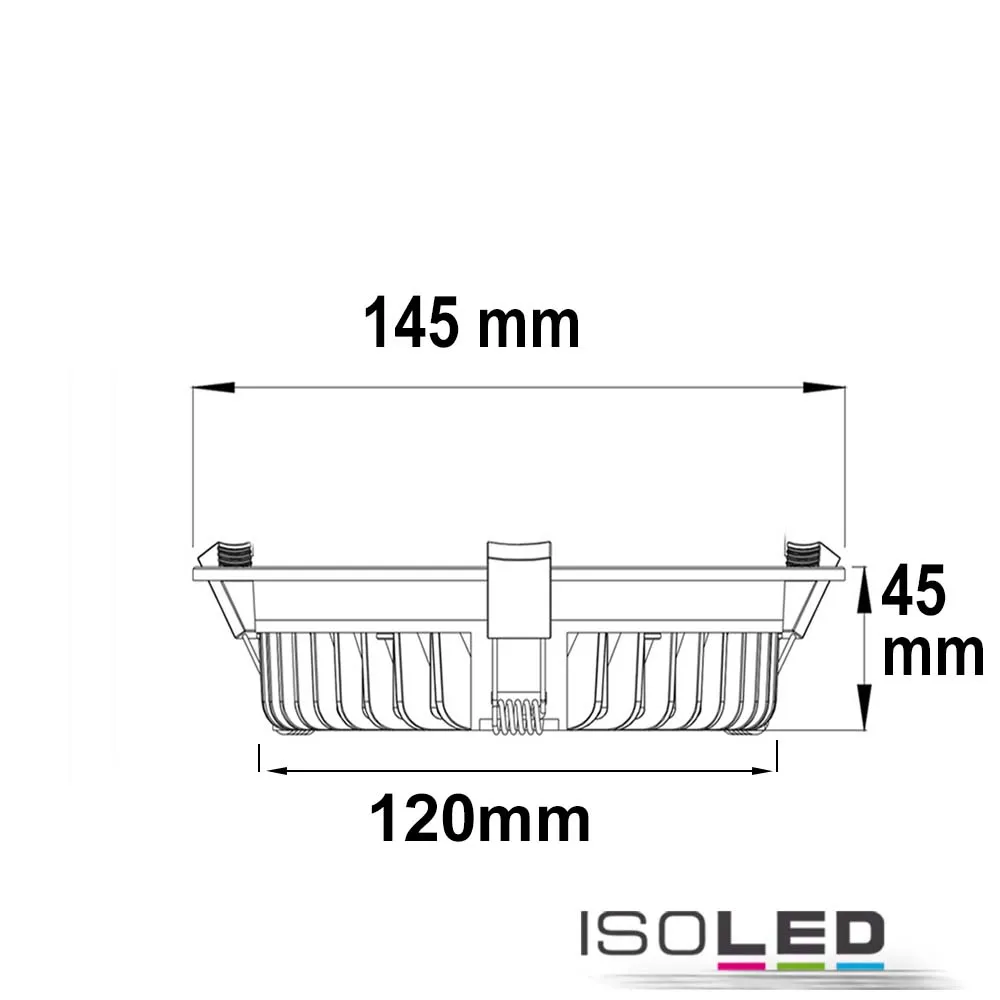 ISOLED LED Downlight UGR<19, 18W Pic_2