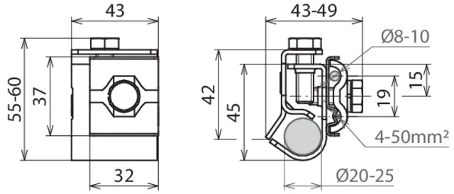 Dehn + Söhne AK 8.10 AQ4 50 TE20 25 V4A Pic_1