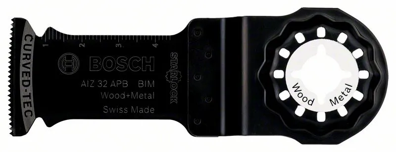 BOSCH ROBERT POWER TOOLS GMBH BIM Tauchsägeblatt AIZ 32 APB Wood and Metal Pic_3