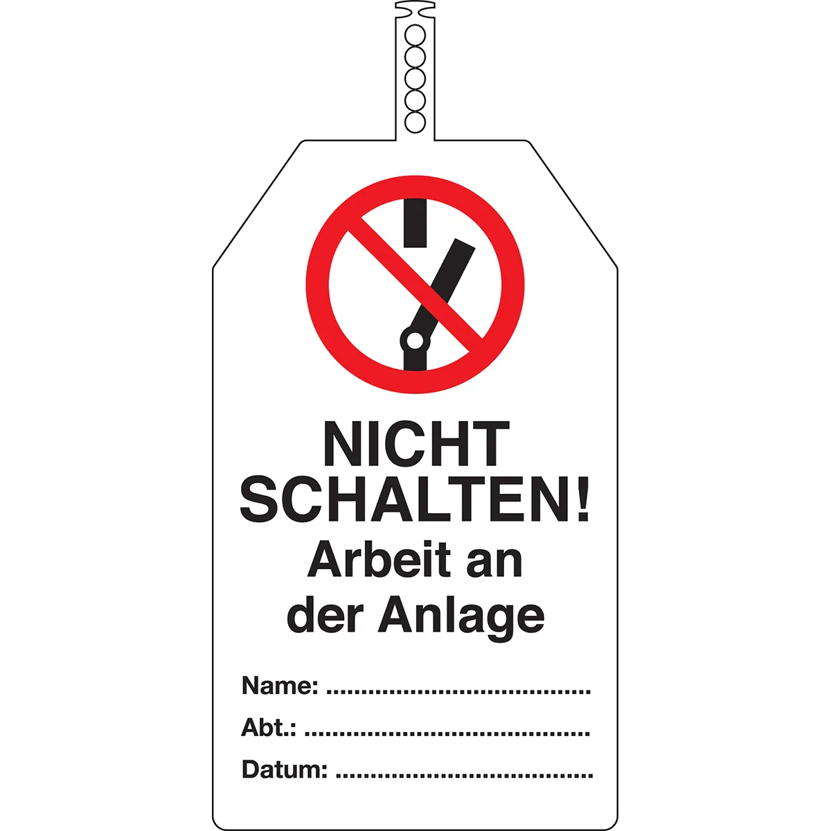 Brady SICH.-NICHTSCHALARB.ANDERANL.145X85MM Pic_1