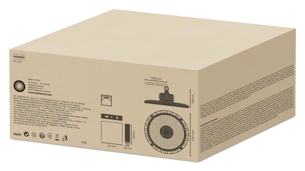 Ledvance HB DALI 190 W 4000 K 70DEG IP65 Pic_3