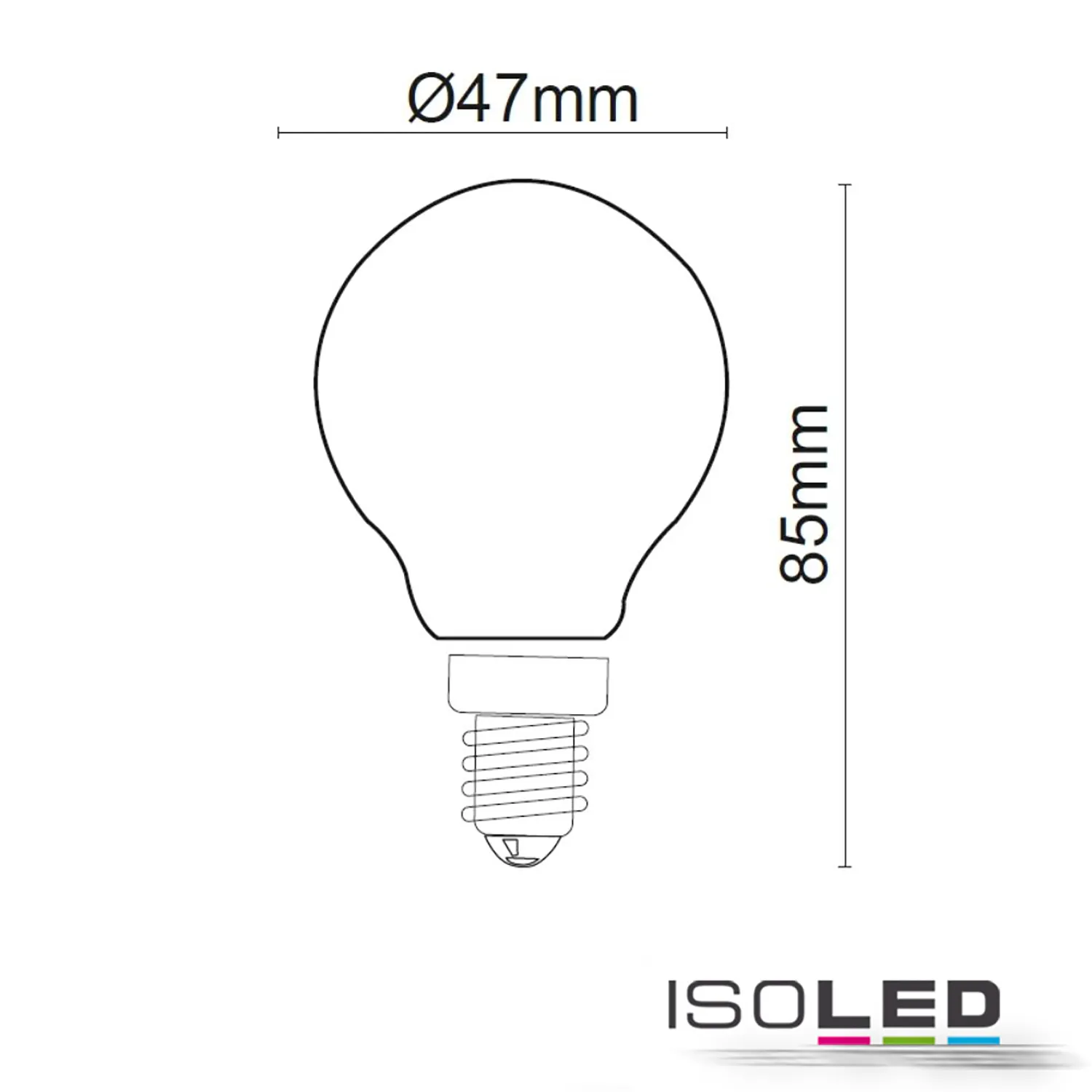 FIAI Handels GmbH E27 LED Birne, 7W, klar Pic_2