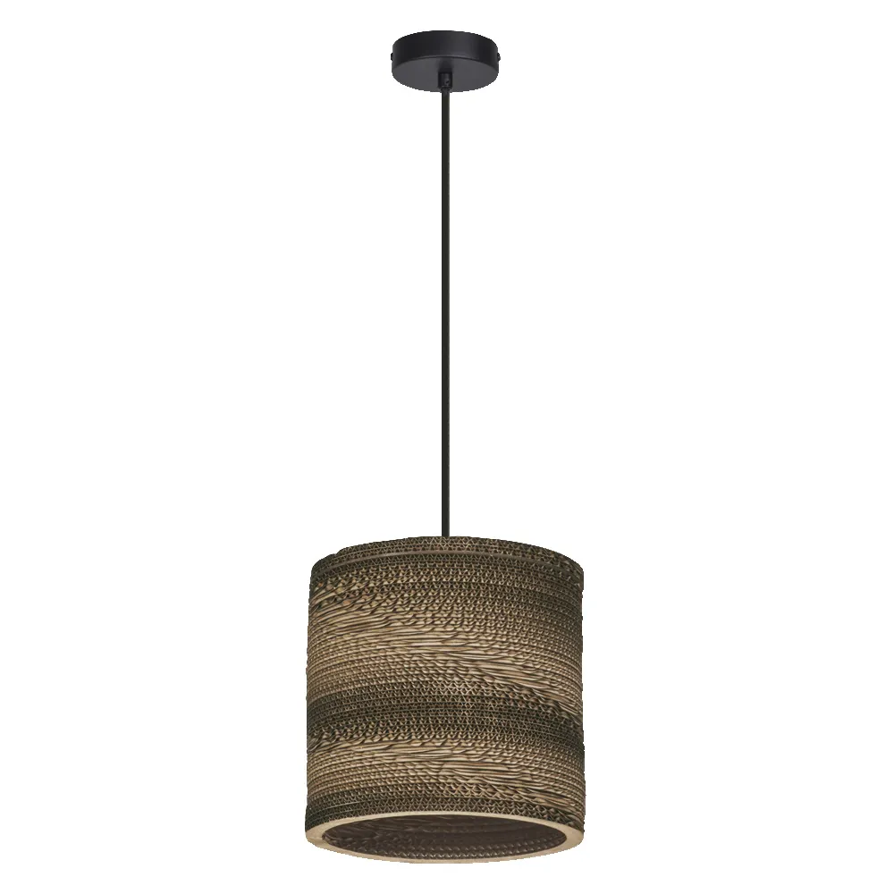 Ledvance Decor Cardboard Cylinder Pendant E27 Brown Pic_1