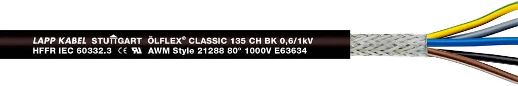 U.I. Lapp GmbH / Lappkabel ÖLFLEX® CLASSIC 135 CH BK 0,6/1 kV 7G1 Pic_1