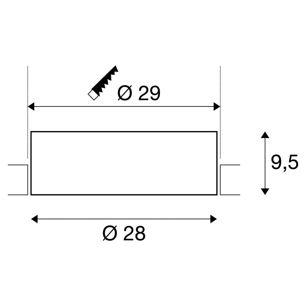 SLV ELEKTRONIK GMBH MEDO 30 EL Rahmenlos CCT weiß Pic_6