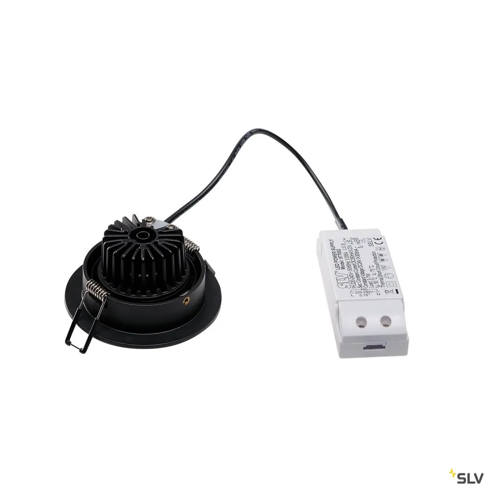 SLV ELEKTRONIK GMBH NEW TRIA 77 DL rund 2700K schwarz Pic_3