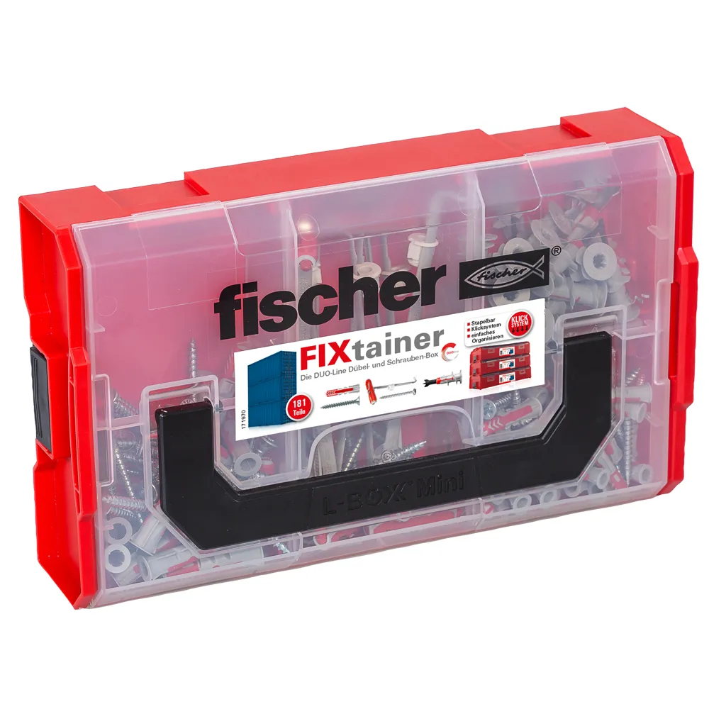 Fischer fischer FIXTAINER DUOLINE (DE) DÜBEL & SCREW Pic_1