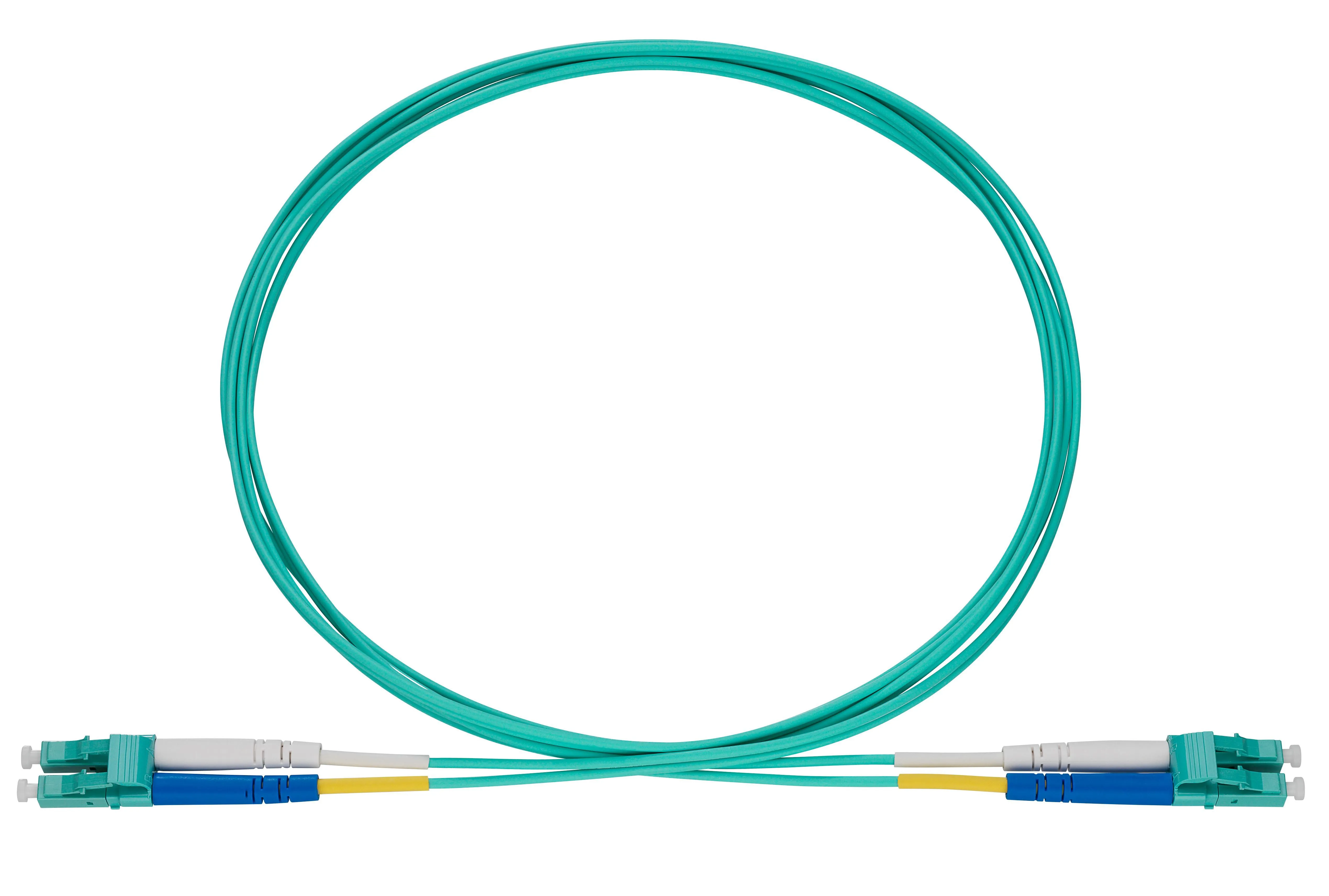 Rutenbeck LC-D/LC-D Patchkabel OM3 aqua 2m Pic_1