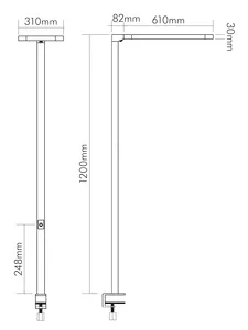 Nobile Licht LED Clip-on Leuchte EW-5525 UGR?18 dimmbar Pic_3