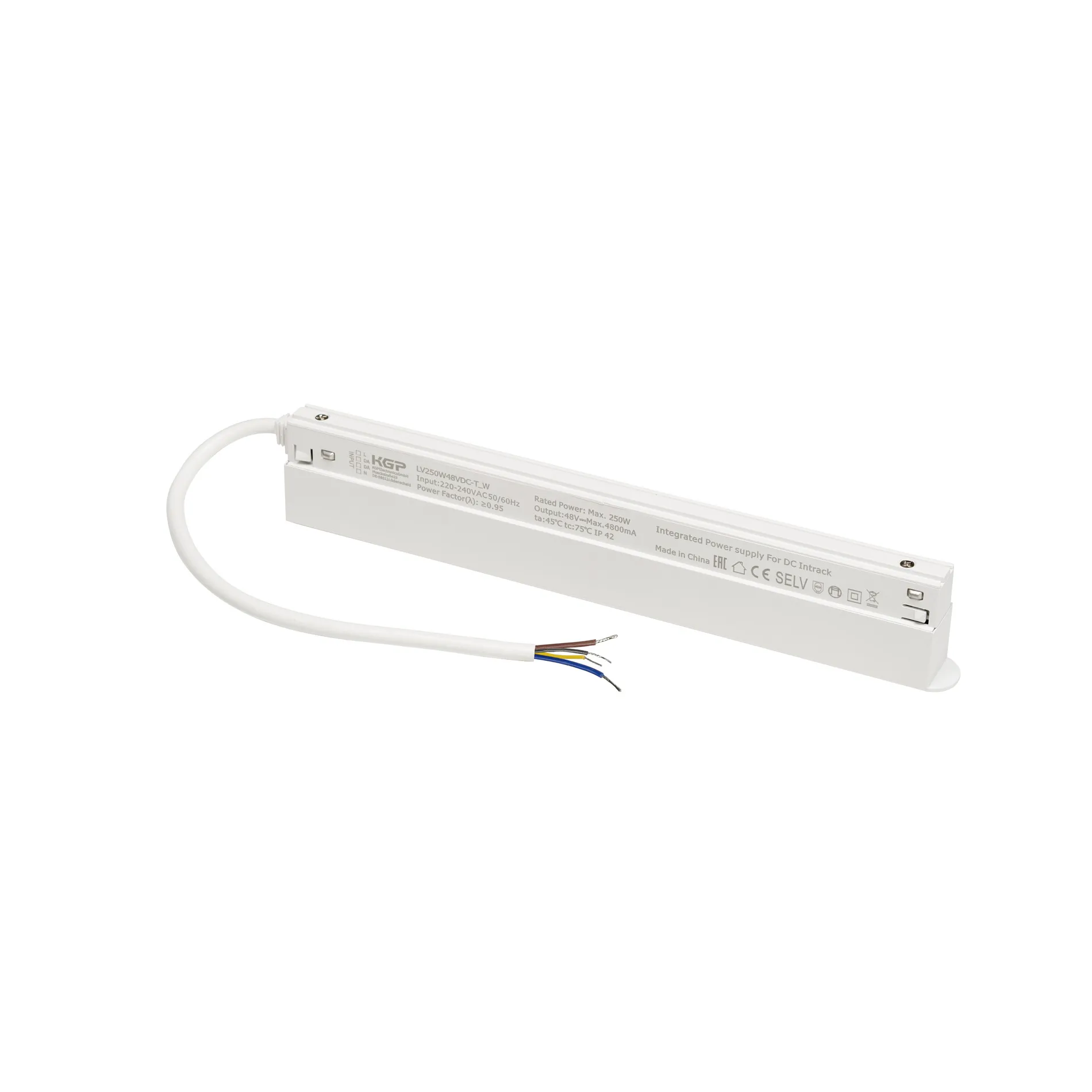 SLV ELEKTRONIK GMBH 48V SYSTEM Intrack Treiber 250W weiß Pic_1