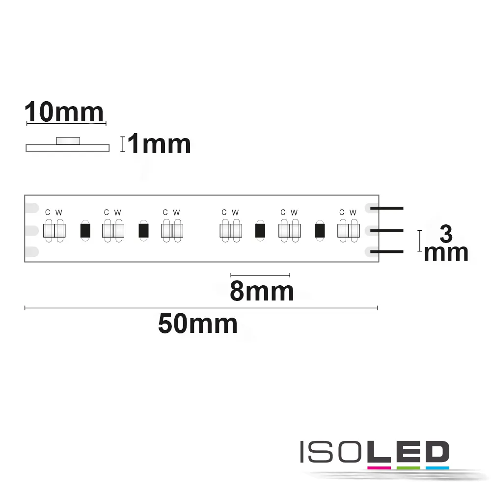 ISOLED LED CRI930/960-Flexband, 24V, 20W, IP20 Pic_1