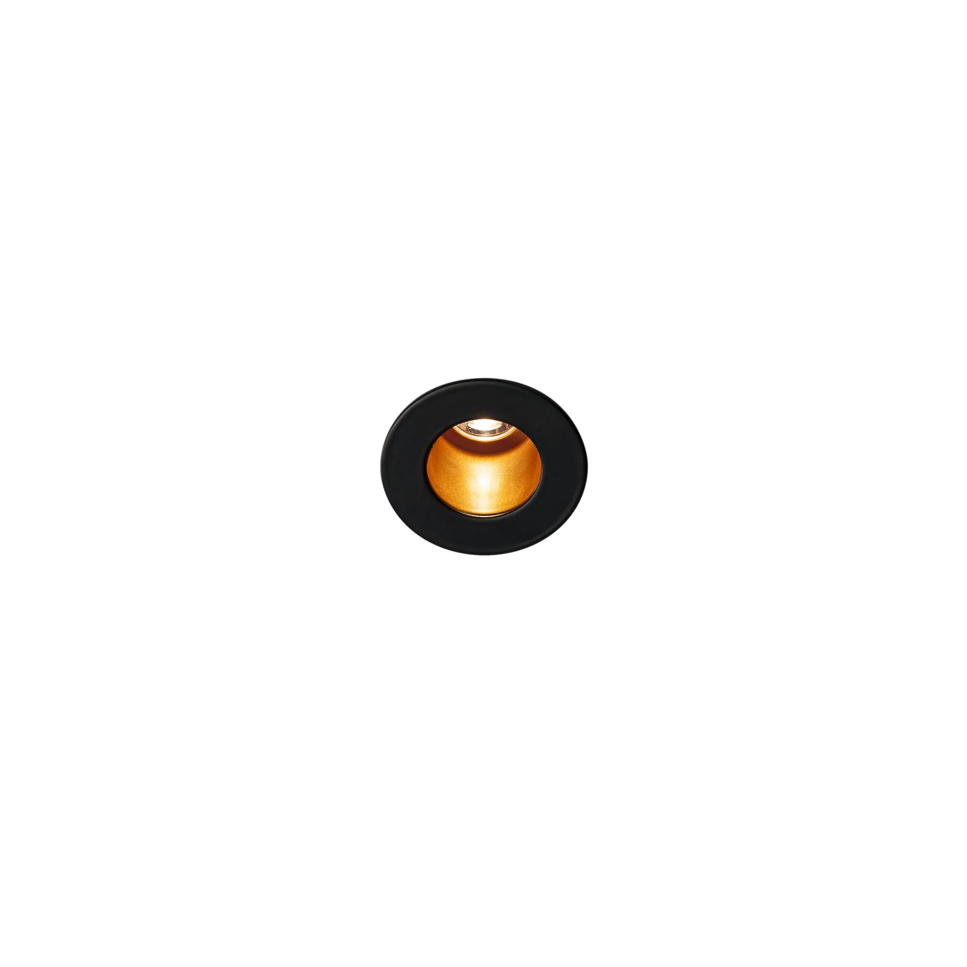 Slv HORN MINI DL 3000K rund 12° schwarz/gold Pic_1