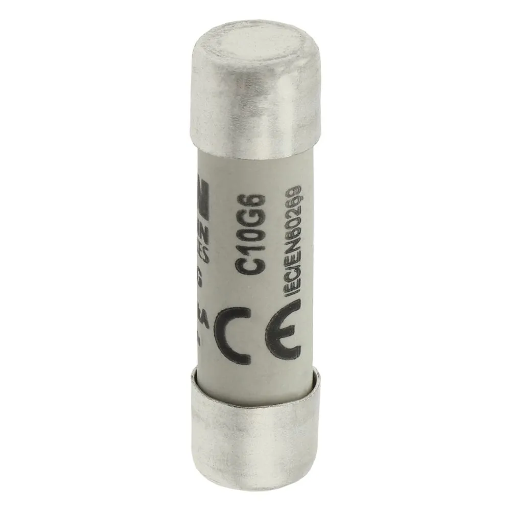 Eaton Electric CYLINDRICAL FUSE 10 x 38 6A GG 500V AC Pic_2