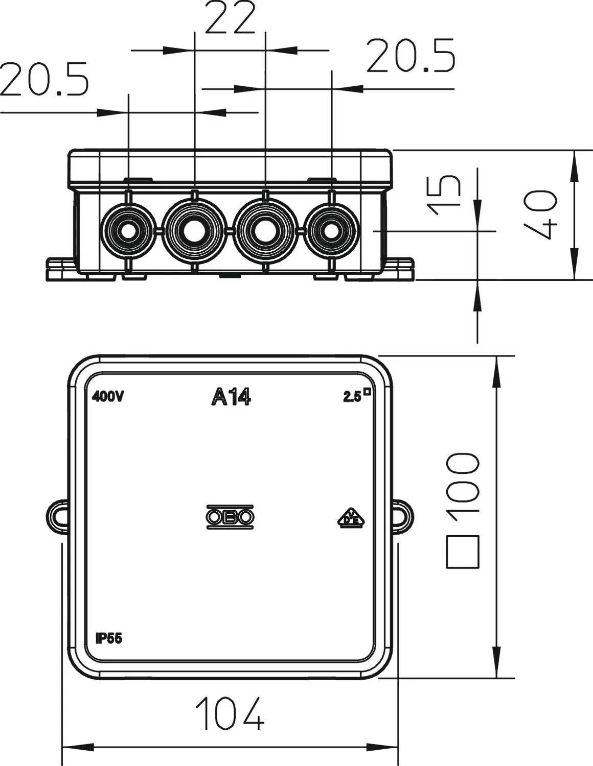 OBO Bettermann A 14 HF RW Pic_1