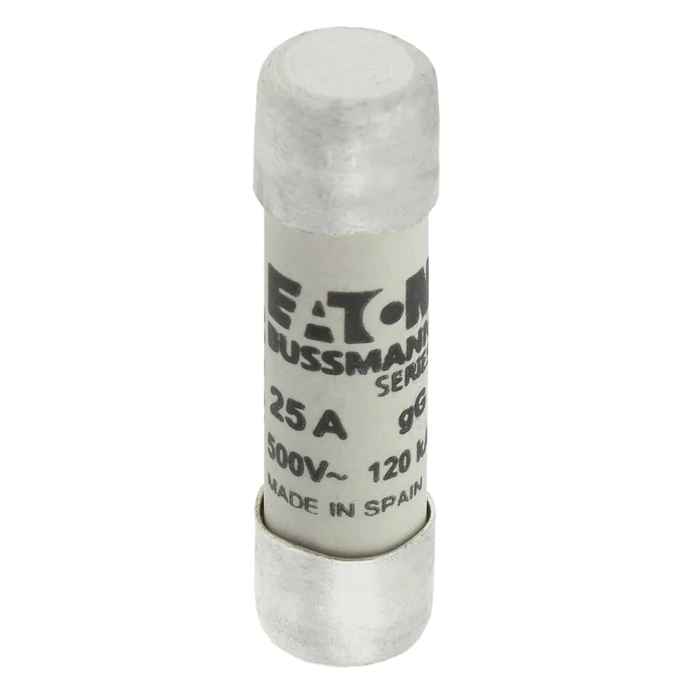 Eaton Electric CYLINDRICAL FUSE 10 x 38 25A GG 500V AC Pic_1