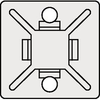 Hellermanntyton MB3A PA66 WH 100 Pic_1