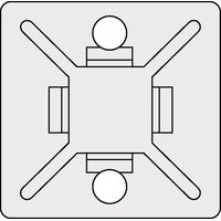 Hellermanntyton MB5A PA66 WH 100 Pic_1