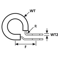 Hellermanntyton ALU6C AL/CR BK 100 Pic_1
