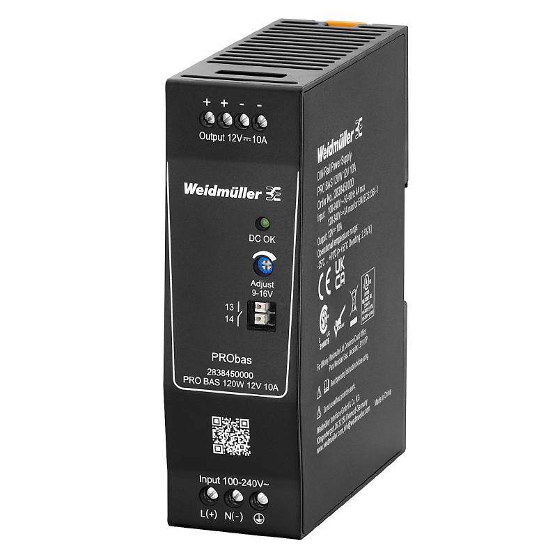 Weidmüller PRO BAS 120W 12V 10A Pic_1