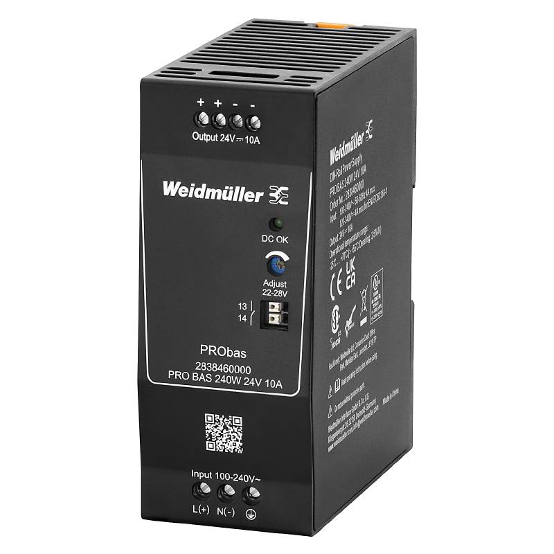 Weidmüller PRO BAS 240W 24V 10A Pic_1