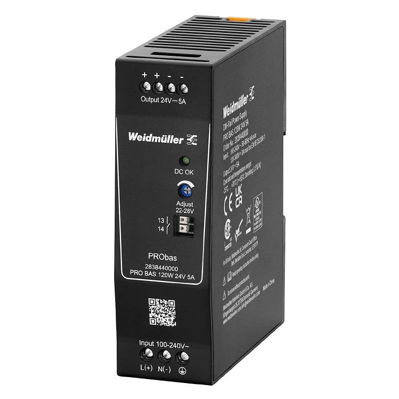 Weidmüller PRO BAS 120W 24V 5A Pic_1
