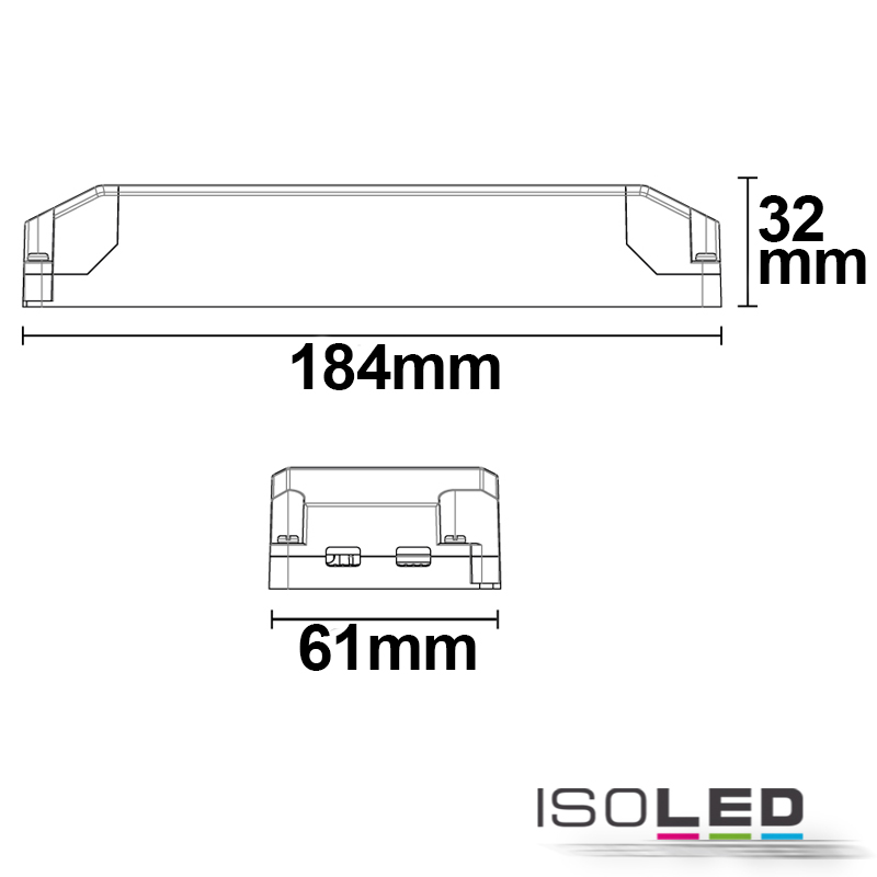 ISOLED LED Trafo 24V/DC, 0-100W, SELV Pic_1