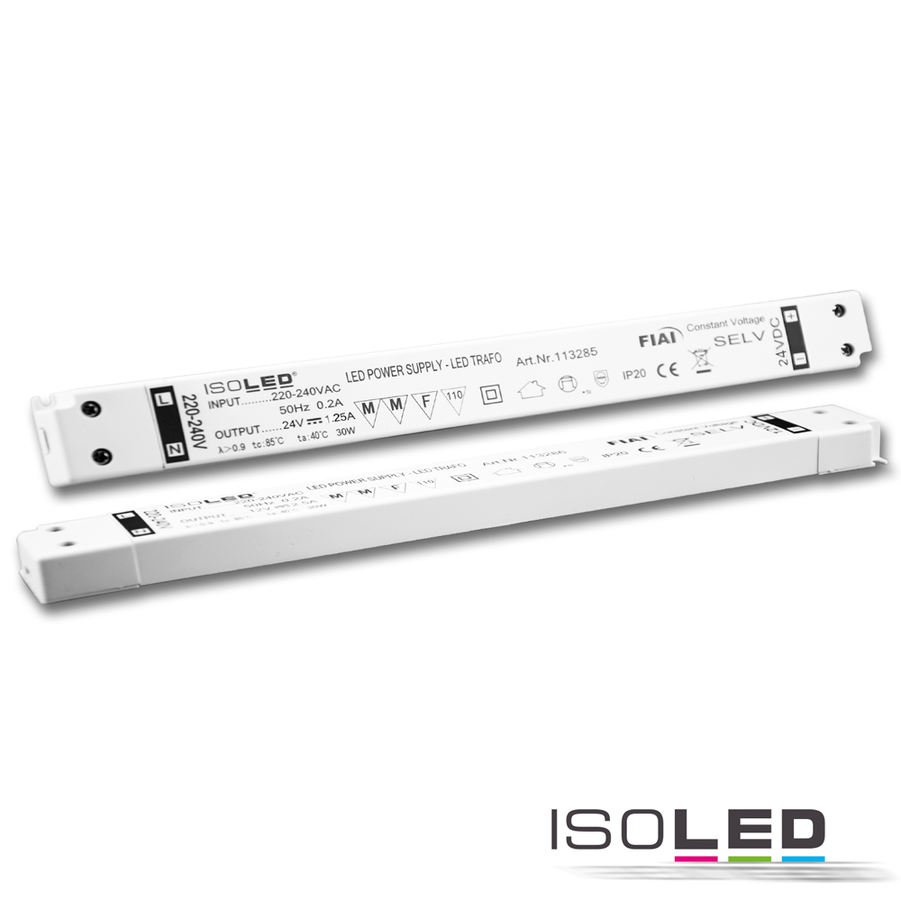 ISOLED LED Trafo 24V/DC, 0-30W, slim Pic_2